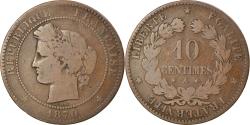 World Coins - Coin, France, Cérès, 10 Centimes, 1870, Paris, , Bronze, KM:815.1