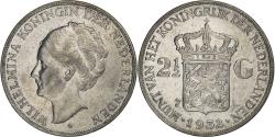 World Coins - Netherlands, Wilhelmina I, 2-1/2 Gulden, 1932, Silver, , KM:165