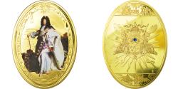 World Coins - France, Medal, Louis XIV, Roi Soleil, , Copper Gilt