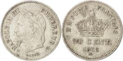 World Coins - Coin, France, Napoleon III, Napoléon III, 20 Centimes, 1868, Strasbourg