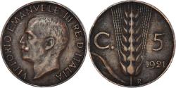 World Coins - Coin, Italy, 5 Centesimi, 1921