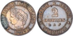 World Coins - Coin, France, Cérès, 2 Centimes, 1886, Paris, , Bronze, KM:827.1