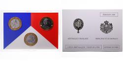 World Coins - Coin, France, Coffret triptyque 3 x 10 frs., 1989, MDP, FDC, 359/2000