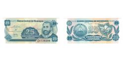 World Coins - Banknote, Nicaragua, 25 Centavos, Undated (1991), KM:170, UNC(63)