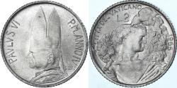 World Coins - Coin, VATICAN CITY, Paul VI, 2 Lire, 1966, , Aluminum, KM:85