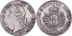 World Coins - France, Louis XV, Ecu, Écu au bandeau, 1761, Bayonne, Silver,