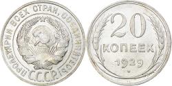 World Coins - Russia, Soviet Union, 20 Kopeks, 1929, , Silver, KM:88
