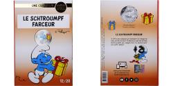World Coins - France, 10 Euro, Le Schtroumpf Farceur (12/20), Colorized, 2020, MDP, Silver