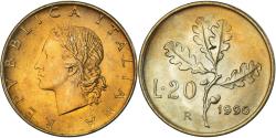 World Coins - Coin, Italy, 20 Lire, 1990, Rome, , Aluminum-Bronze, KM:97.2
