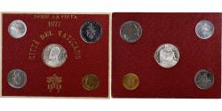 World Coins - Vatican, Paul VI, 10 Lire to 100 Lire + medal, La Pietà, 1977, Rome, BU