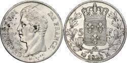 World Coins - France, Charles X, 5 Francs, 1828, Toulouse, Silver, , Gadoury:644