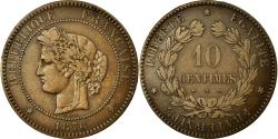 World Coins - Coin, France, Cérès, 10 Centimes, 1876, Paris, , Bronze, KM:815.1