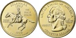 Us Coins - United States, Quarter, Quarter Dollar, 2007, U.S. Mint, Delaware 1787
