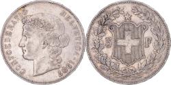 World Coins - Coin, Switzerland, 5 Francs, 1907, Bern, , Silver, KM:34