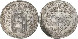 World Coins - Brazil, João VI, 960 Reis, 1813, Rio de Janeiro, Overstruck, Silver,
