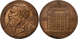 World Coins - France, Medal, Jules Jaluzot, Au printemps, Boulevard Haussmann, 1884, Copper