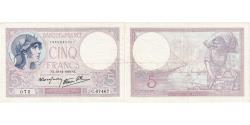 World Coins - France, 5 Francs, Violet, 1940, C.67467, EF(40-45), Fayette:04.17, KM:83