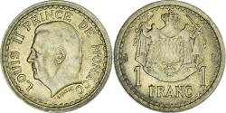 World Coins - Coin, Monaco, Louis II, Franc, 1943, , Aluminum-Bronze, KM:120A