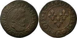 World Coins - Coin, France, Louis XIII, Double tournois, buste enfantin au col fraisé, Double