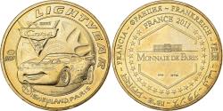 World Coins - France, Token, Disneyland n°28 - Lightyear Cars 2, 2011, Copper-nickel