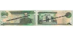 World Coins - Banknote, Dominican Republic, 10 Pesos Oro, 2003, 2003, Specimen, KM:168s3