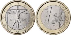 World Coins - Italy, 1 Euro, 2007, Rome, Bi-Metallic,