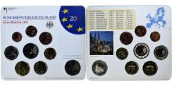 World Coins - GERMANY - FEDERAL REPUBLIC, Set 1 ct. - 2 Euro + 2€, Kölner Dom, Coin card