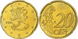 World Coins - Finland, 20 Euro Cent, 2006, Vantaa, Nordic gold, , KM:102