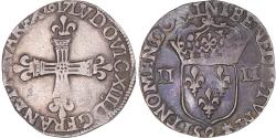 World Coins - Coin, France, Louis XIII, 1/4 Ecu, 1617, Rennes, , Silver, KM:47.21