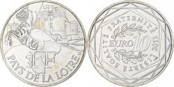 World Coins - France, 10 Euro, 2011, Pays De La Loire, , Silver