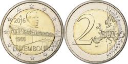 World Coins - Luxembourg, 2 Euro, Grand Duchess Charlotte Bridge, 2016, Utrecht, Bi-Metallic