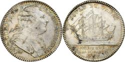 World Coins - France, Token, Louis XV, Chambre de Commerce de La Rochelle, History, 1774