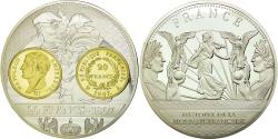 World Coins - France, Medal, Histoire de la monnaie Française, 20 Francs 1807,