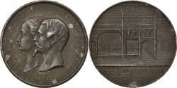 World Coins - France, Medal, Napoléon III et Eugénie, Palais de l'Industrie, Caqué