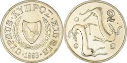 World Coins - Coin, Cyprus, 2 Cents, 1993, , Nickel-brass, KM:54.3