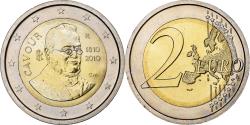 World Coins - Italy, 2 Euro, Comte de Cavour, 2010, Rome, , Bi-Metallic, KM:328