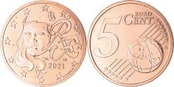 World Coins - France, Monnaie de Paris, 5 Euro Cent, 2021, Pessac, BU, , Acier plaqué