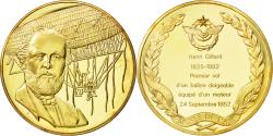 World Coins - France, Medal, L'Histoire de la Conquête de l'Air, Henri Giffard, Aviation