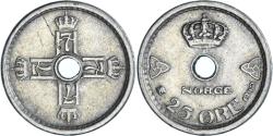 World Coins - Coin, Norway, 25 Öre, 1949