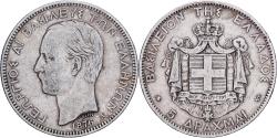 World Coins - Greece, George I, 5 Drachmai, 1876, Paris, Silver, , KM:46