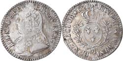 World Coins - Coin, France, Louis XV, 1/5 Écu aux branches d'olivier, 24 Sols, 1/5 ECU, 1729