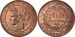 World Coins - Coin, France, Cérès, 10 Centimes, 1897, Paris, , Bronze, KM:815.1