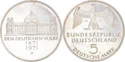 World Coins - Coin, GERMANY - FEDERAL REPUBLIC, 5 Mark, 1971, Karlsruhe, Germany,