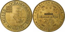 World Coins - Monaco, Touristic Token, Monaco -  Musée Océanographique, 2000, Copper-nickel