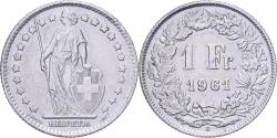 World Coins - Switzerland, Franc, 1961, Bern, Silver, , KM:24