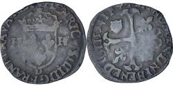 World Coins - Coin, France, Henri IV, Douzain aux deux H, 1594, Lyon, 2nd type,