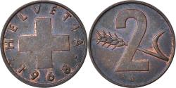 World Coins - Coin, Switzerland, 2 Rappen, 1968, Bern, , Bronze, KM:47