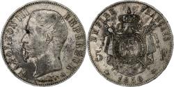World Coins - France, 5 Francs, Napoléon III, 1856, Paris, Silver, , Gadoury:734