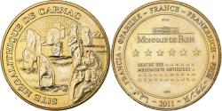 World Coins - France, Token, Carnac - Les alignements n°3, 2011, Copper-nickel Aluminium