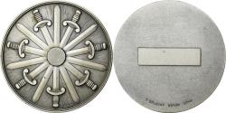 World Coins - France, Medal, Militaire, Silvered bronze, Delsart,